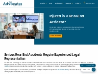 Helping Those Injured in Rear-End Accidents | The Advocates