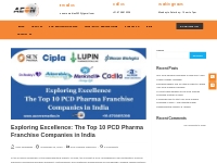 Exploring Excellence: The Top 10 PCD Pharma Franchise Companies in Ind