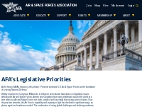 AFA s Legislative Priorities - Air   Space Forces Association