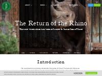 Rhinos Return | African Parks