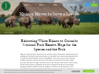 Making Moves to Save a Species | African Parks