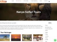 Kenya Safari Tours - Africa Tour Operators