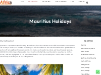 Mauritius Holidays - Africa Tour Operators