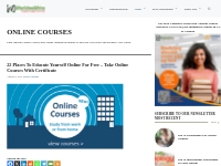 108+ Free Online Courses to Learn New Skills