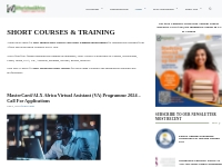 310+ Fully-Funded Short Courses   Training Program 2024/2025
