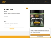 Kamikaze | Highest Stimulant Pre-Workout | 500mg Caffeine per Scoop