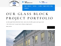 Glass Block Project Portfolio - A Glass Block Vision