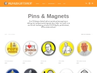 Pins   Magnets   Agnus Giftshop