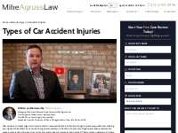 Types of Car Accident Injuries | Mike Agruss Law