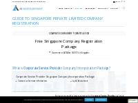 Business Registration Singapore | Starting a Company | Setting up a Bu