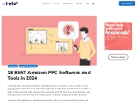 18 BEST Amazon PPC Software and Tools in 2024