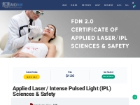 FDN 2.0 Certificate of Applied Laser/IPL Sciences   Safety | AIOAM