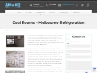 Commercial Melbourne Refrigeration | Air and Ice Cool Rooms