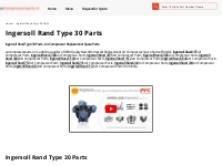 Ingersoll Rand Type 30 Parts | Air Compressor Parts