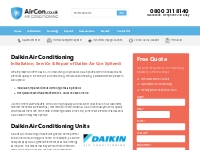 DAIKIN Air Conditioning - Installation, Service   Repair