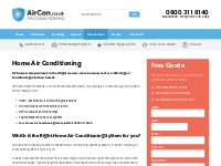 Home Air Conditioning - Air Conditioning for Home - AirCon.co.uk