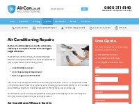 Air Conditioning Repair Service   AirCon.co.uk