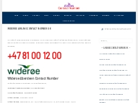 Wideroe Airline Contact Number UK   UK Airlines Contact Number list | 