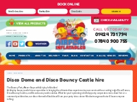   	Disco Bouncy Castle Hire