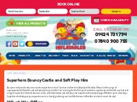   	Superhero Theme - Bouncy Castle & Soft Play Hire in Eastbourne, Hai