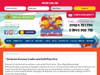   	Unicorn Theme - Bouncy Castle & Soft Play Hire in Eastbourne, Hails