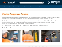 Electric Compressor Service | Air Compressor Servicing