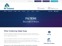 Reorder Fume Hood Filters | Air Science