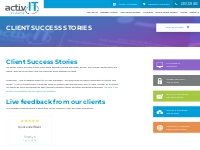          Client Success Stories - activIT systems