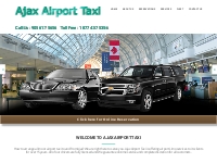 Ajax Airport Taxi | Airport Limo Ajax | Airport Taxi Ajax