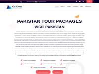 Top 72 Pakistan Tour Packages | Honeymoon Tours- AJK TOURS