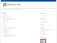 Contact   JOURNAL OF AKCE