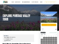        Portage Valley Tour | Alaska's Finest Tours & Cruises