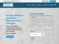 Waterproofing Company - Metro Atlanta - AKME Waterproofing
