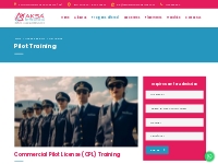 Best Aviation Institute for Commercial Pilot License CPL Training in I
