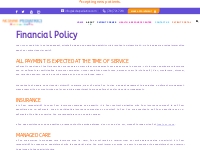 Financial Policy - Akshar Pediatrics