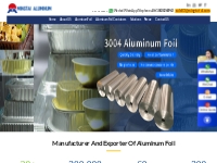 aluminum foil manufacturer, aluminum foil manufacturer China - Mingtai