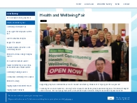Health and Wellbeing Fair | Alan Mak MP