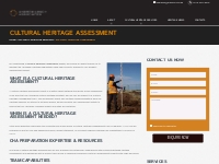 Cultural Heritage Assessment In Melbourne - ALASSOC