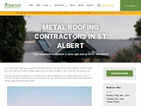 Metal Roofing St Albert |Metal Roofing contractors in St Albert