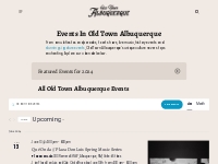 Events | Old Town Albuquerque