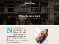 Where To Eat   Drink | Old Town Albuquerque