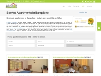 Service Apartments in Bangalore | Bangalore Service Apartments