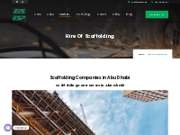 Scaffolding Companies in Abu Dhabi | Scaffolding in Abu Dhabi