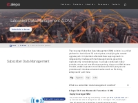Subscriber Data Management (SDM) | Easily Manage 5G Subscriber Data