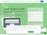 Login Screen Alert | DeskAlerts
