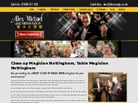 Close up Magician Nottingham, Table Magician Nottingham