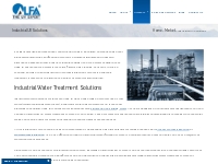 Industrial UV Treatment Water Solutions | Alfaa UV