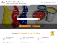 Alfa Paints & Allied Products, Pimpri Chinchwad - Manufacturer of Epox