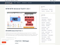 MYM MTK Universal Tool V1.0.0.1