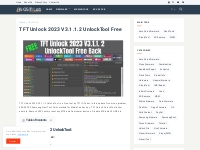 TFT Unlock 2023 V3.1.1.2 UnlockTool Free